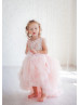 Blush Pink Tulle Flower Girl Dress Photoshoot Dress Blush Pink Tulle Flower Girl Dress Photoshoot Dress